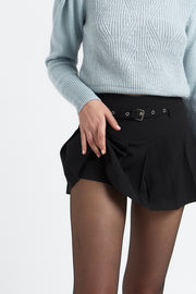 JUPE SHORT MODE PAULINE NOIR